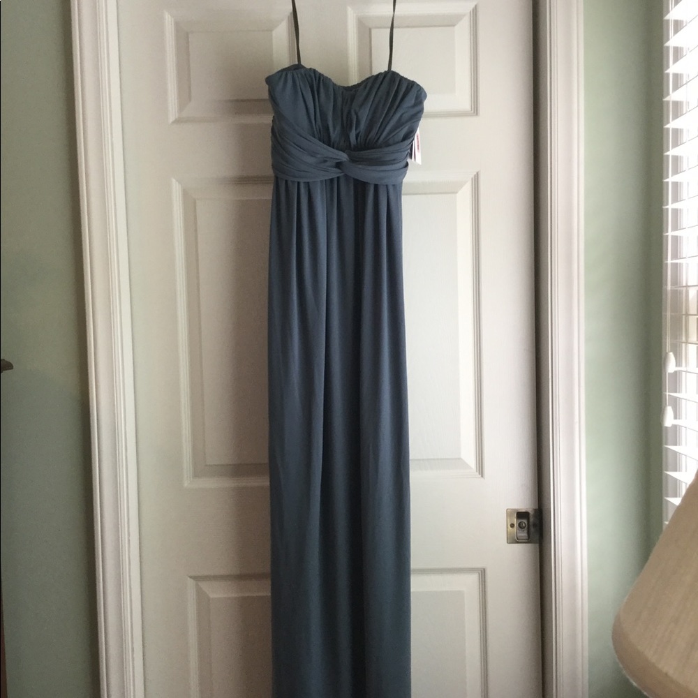 Jessica Simpson strapless maxi dress